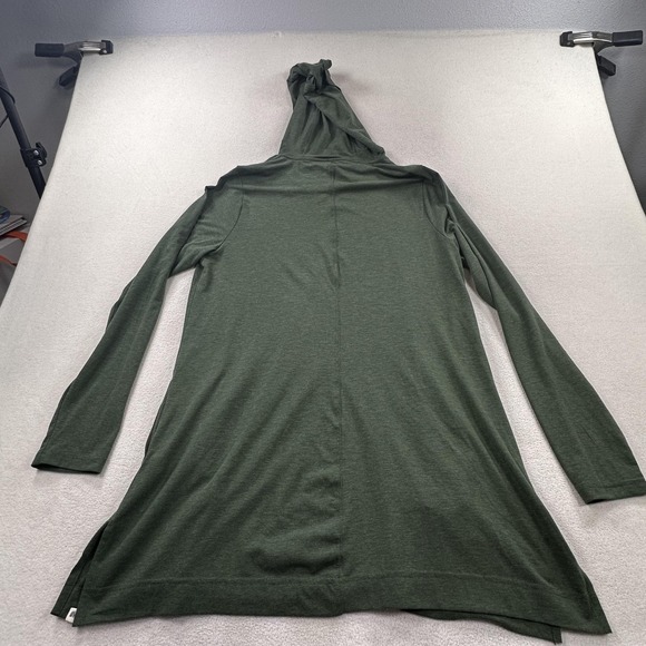 Duluth Dry And Mighty Hoodie Tunic Womens Large Green Wool Lightweight Outdoor - Picture 2 of 11
